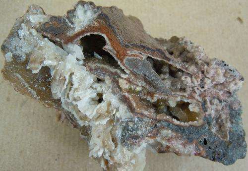 Tsumeb mine cerrussite and smithsonite crystals on matrix-namibia-348g