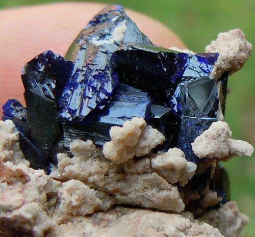 Tifalalet region azurite crystals on matrix-morocco-25g
