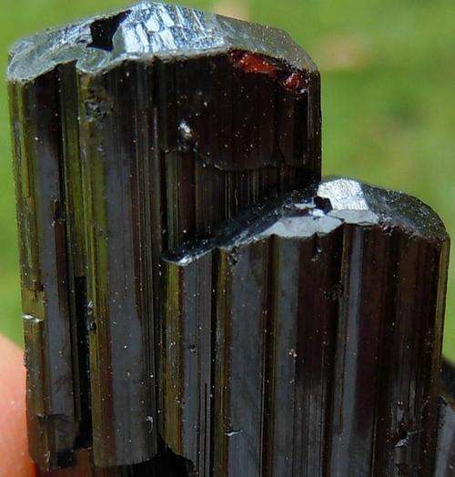 Erongo region black tourmaline crystal cluster-namibia-17g