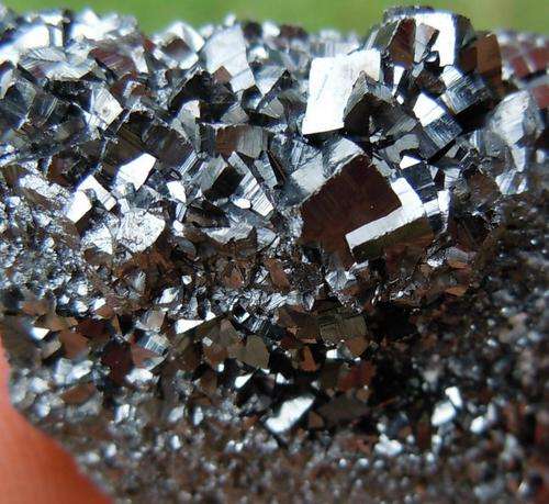 Kalahari manganese fields bixbyite crystals on matrix-south africa-25g