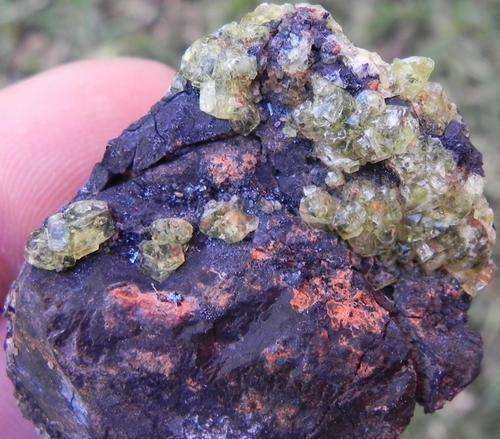 Kalahari manganese fields ettringite crystals on matrix-south africa-51g