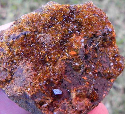 Kalahari manganese fields sturmanite crystals on matrix-south africa-60g