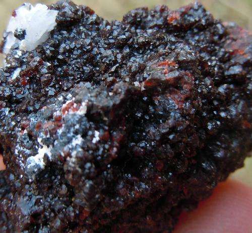 Kalahari manganese fields andradite garnet and calcite crystals on matrix-south africa-24g