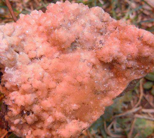 Kalahari manganese fields olmiite and calcite crystals on matrix-south africa-129g