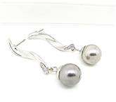 # SAVE UP TO 50% # ELEGANT 18K WHITE GOLD PLATED EARRINGS , LOWEST PRICE!!!!!