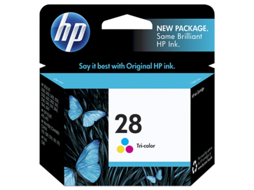 HP 28 TRI COLOUR INK CARTRIDGE