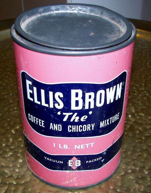 COFFEE TIN~ELLIS BROWN~1 LB~DURBAN~VACUUM PACKED