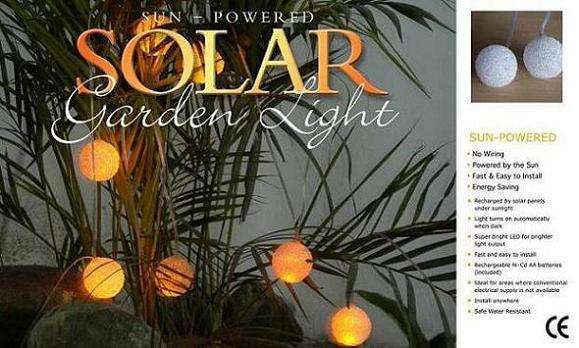 Solar Garden Lights  - Rope Lights - Perfect For Christmas Garden Decoration!!!!