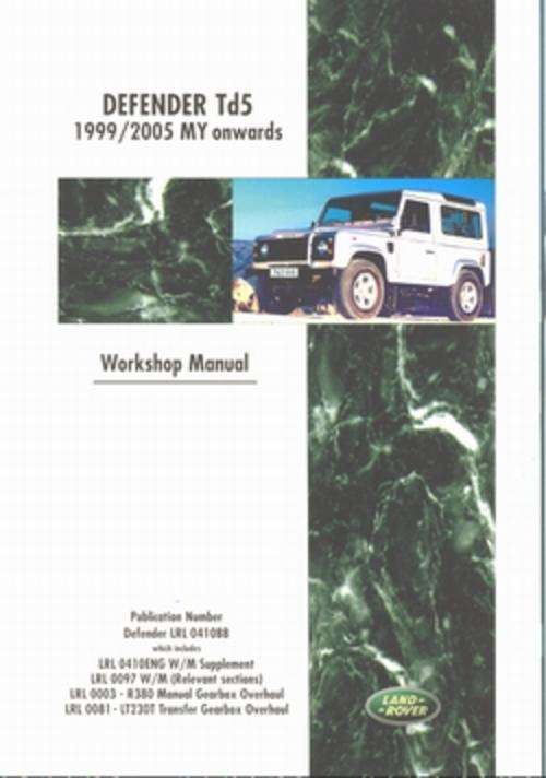 Workshop Manual - Landrover Defender 110 TD5