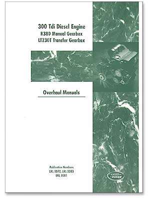 Workshop Manual - Landrover Defender 110 TDi