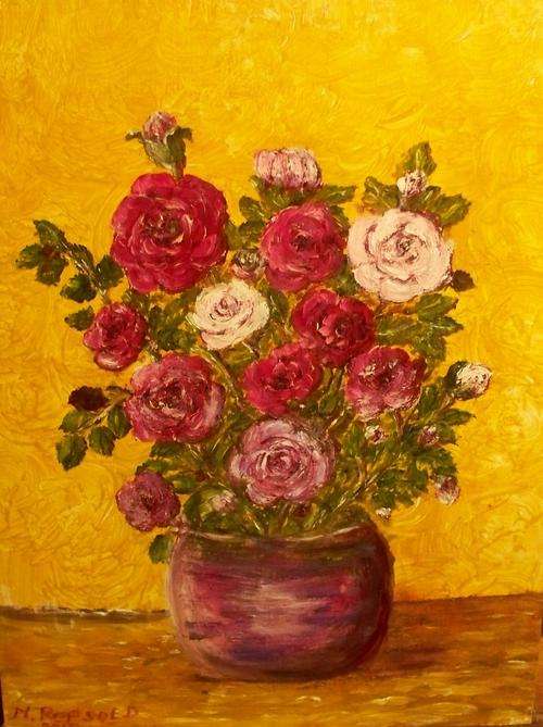 Mixed Roses  -12/16"- Artist - N.Repsold