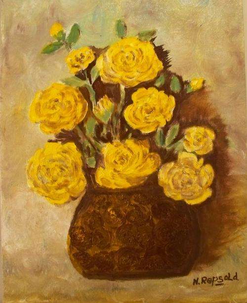 Yellow Roses-12/16"- Artist - N.Repsold