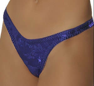 *** DEMO STOCK CLEARANCE *** STRETCH SATIN THONG