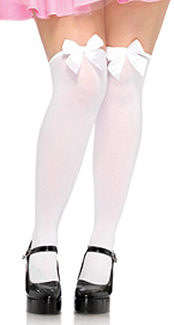 ***DEMO STOCK CLEARANCE *** THIGH HIGH WITH SATIN BOW