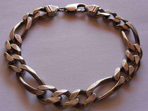 HEAVY AND BIG GENTS STERLING SILVER BRACELET