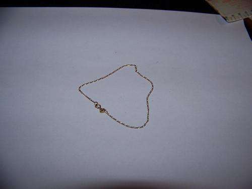 WOMENS ANCKLE CHAIN GOLD 18CM LONG