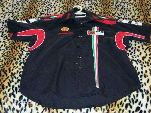 SHIRT - FERRARI - COLOUR BLACK - SIZE MEDIUM