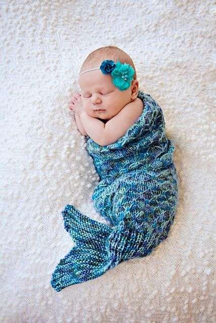Cute Baby Mermaid Blanket