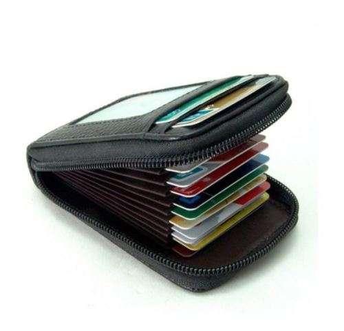 Leather Pocket Credit Card Holder