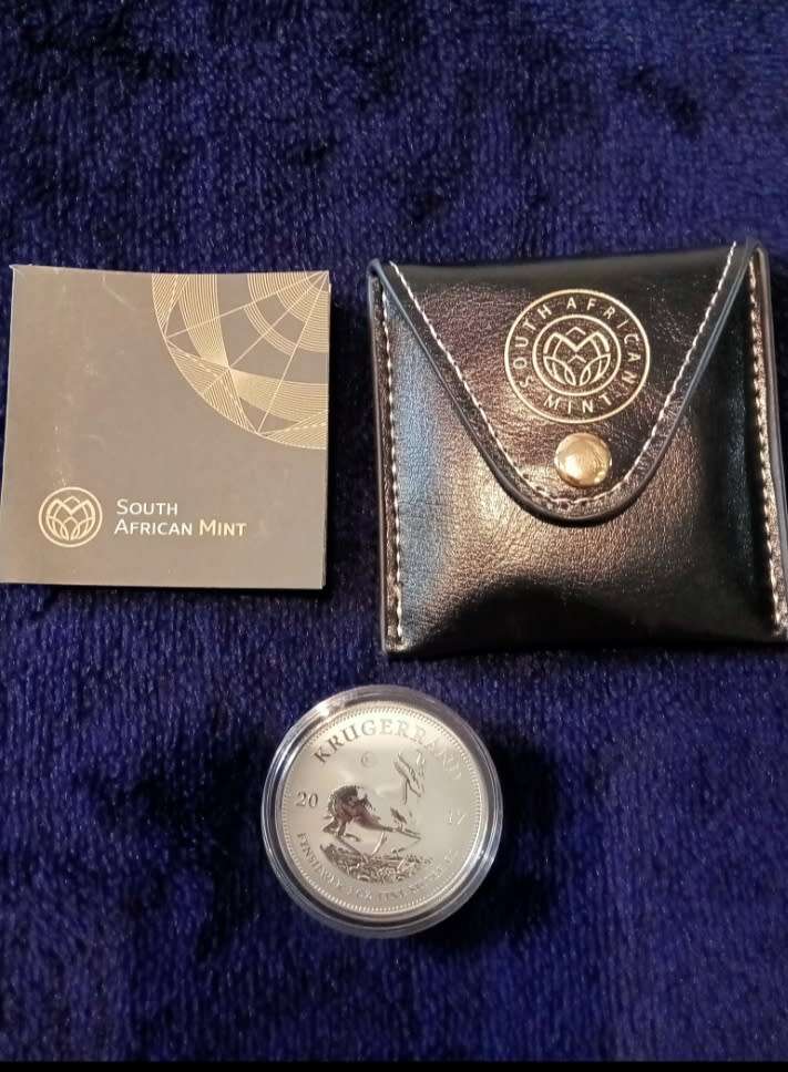 ***2017 Privy*** 1oz Silver Krugerrand ***50th Anniversary***