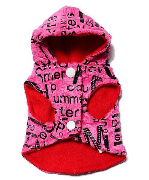 Pet Dog Clothes Coat Hoodie Cat Puppy Jacket Shirts Fleece Print size M