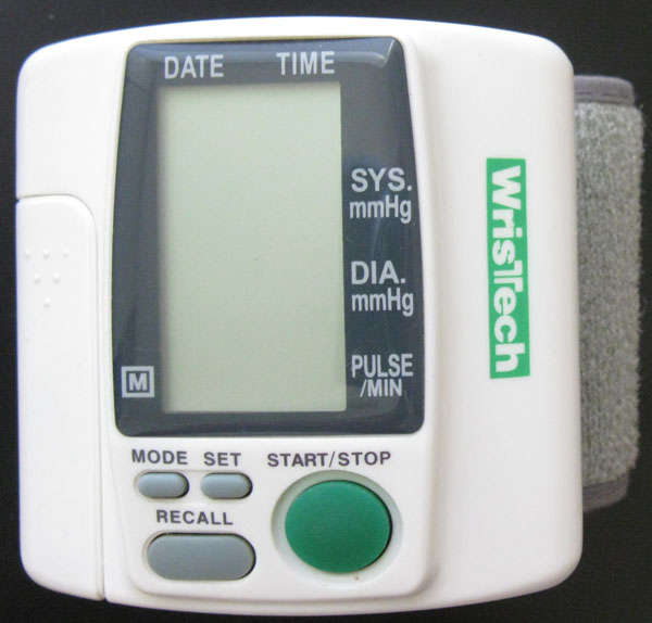 Wrist Blood Pressure Monitor.