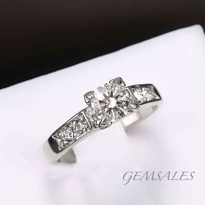 NEW ARRIVAL!!! 18K WHITE GOLD PLATED SIMULATED DIAMOND RING ~STAMPED 18KGP~ SIZE 7***
