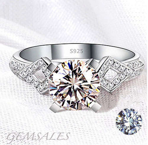 #NEW ARRIVAL# STUNNING VINTAGE SIMULATED DIAMOND   ~STAMPED S925~ SIZE 7
