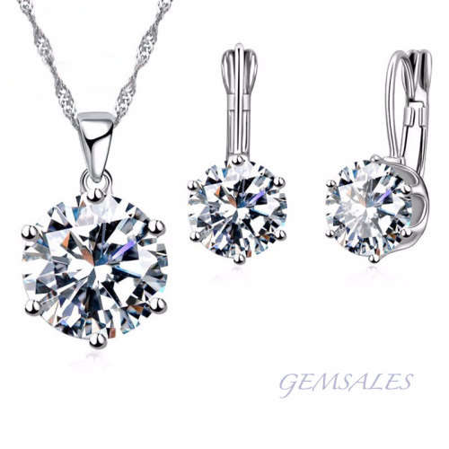 CUBIC ZIRCONIA SET *NEW ARRIVAL*  ~ STAMPED 925 ~