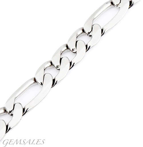 FIGARO LINK S925 BRACELET - LINK WIDTH 10mm - LENGTH 21cm