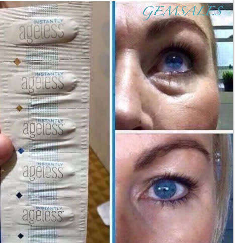 INSTANTLY AGELESS ANTI-WRINKLE REMOVES BAGS/WRINKLES ON YOUR FACE/ EYES in 2 Minutes UNISEX-10 VIALS