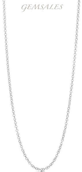 SILVER ROLO CHAIN * LENGTH ~ 45.5cm* - ***5 AVAILABLE***