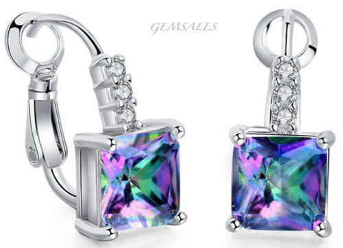 MYSTIC TOPAZ EARRINGS  ##ELEGANT DESIGN##