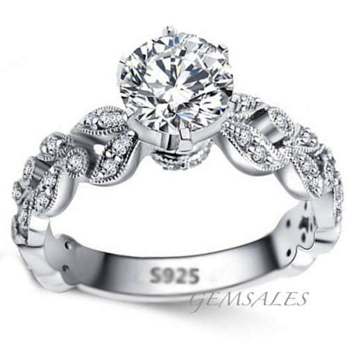 BRILLIANT CUT 2.04ct Cr. Diamond & Accents *S925*  #SENSATIONAL#  - SIZE  7