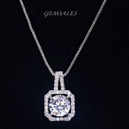 ELEGANT CZ NECKLACE *S925 *