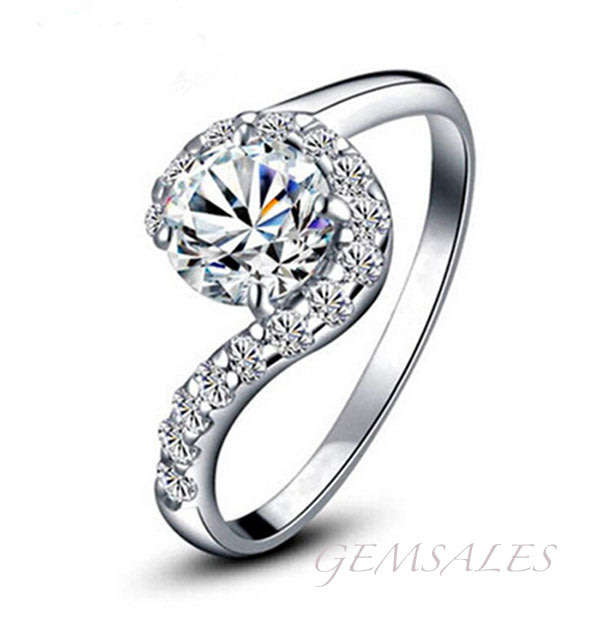 STUNNING 1.30 CARAT SIMULATED DIAMOND CZ RING *S925* SIZES AVAILABLE   5.75  /  6.5  /  7.75  / 8.75