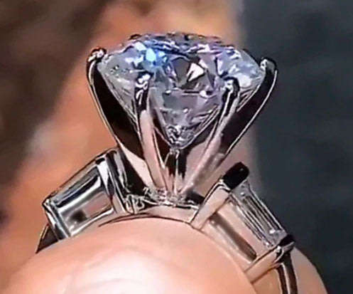 BRILLIANT CUT 2.75ct Cr Diamond CZ BAGUETTE INLAY SENSATIONAL S925  SIZES  8 - 8.75 - 9 - 9.5 - 9.75