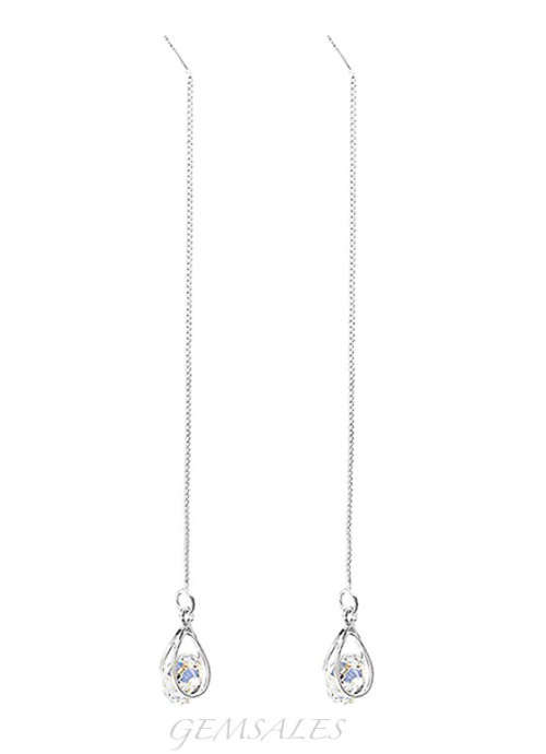 2ct Sim Diamond CZ Earrings *ELEGANT*