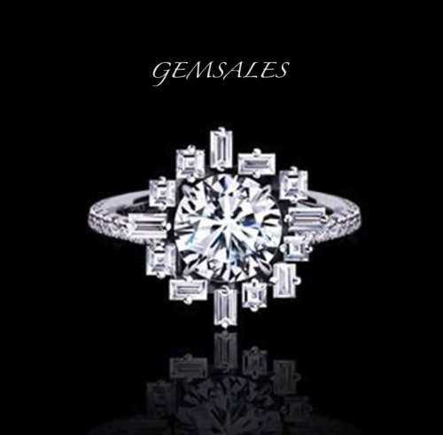 SPECTACULAR 2.75ct BRILLIANT CUT CZ IN BAGUETTE SETTING *S925*  SIZES   6  -  8  -  9  -  10.5