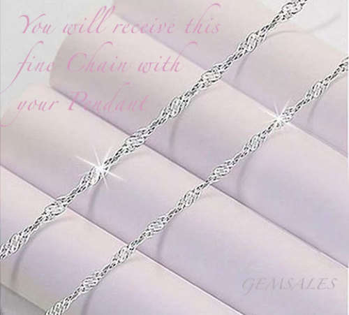 DOUBLE HEART PENDANT NECKLACE  ***S925***    *CHAIN 45cm  PENDANT 2.5cm*