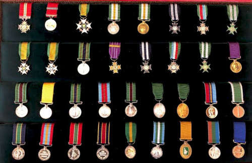 Rhodesian Honours and Awards Miniature Medal Set - With Certificate of Authenticity