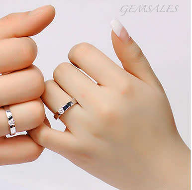 Elegant .25ct Sim Diamond CZ #Tube Setting#  *18KGP*  SIZE  9