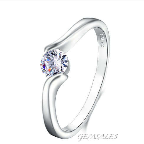 .25ct Brilliant Cut Solitaire Sim Diamond CZ   *18KGP*   SIZE  6.5