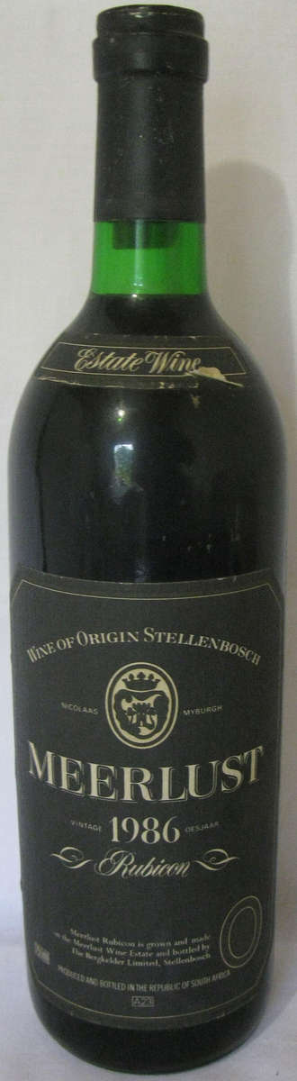 Meerlust - Rubicon 1986!!! -REDUCED-REDUCED-REDUCED!