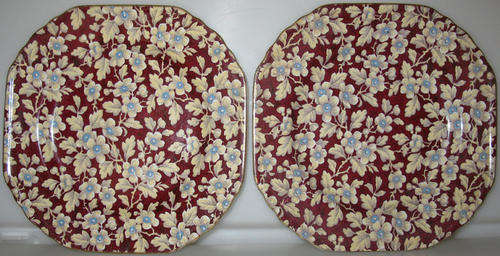 WOW TAKE A LOOK!  2 X LORD NELSON PLATES - CIRCA 1937 - ONE BID FOR BOTH!