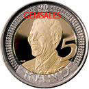 UNCIRCULATED~MANDELA BIRTHDAY R5 COINS~