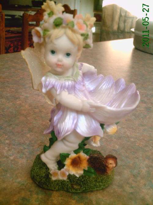 Purple " Angelwing " figurine