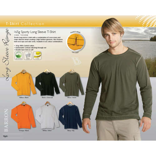 165g Sporty Long Sleeve T-shirt
