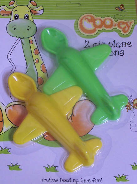 COOEY PACK OF 2 AIRPLANE SPOONS
