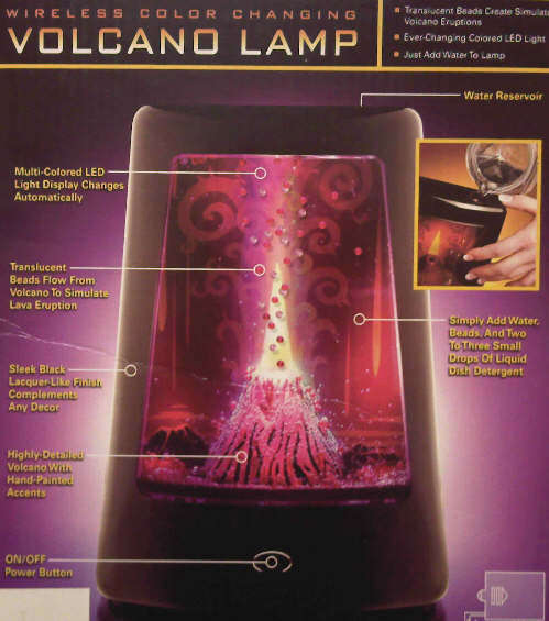 VOLCANO LAMP